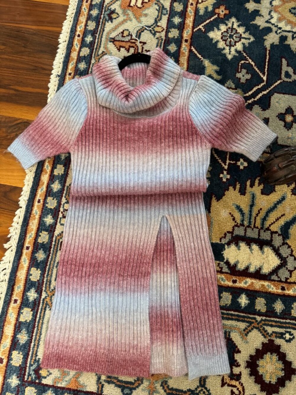 Heartloom Mariana Pastel Striped Midi Sweater Dress Size L NWT - Picture 5 of 6
